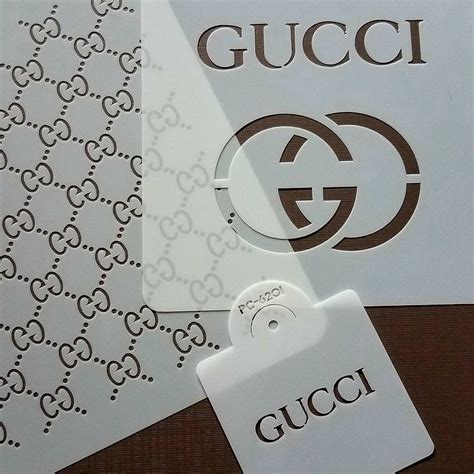 large spray paint gucci stencil|printable Gucci stencil.